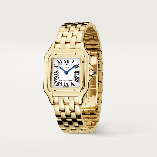 Panthère de Cartier watch Medium model, quartz movement, yellow gold