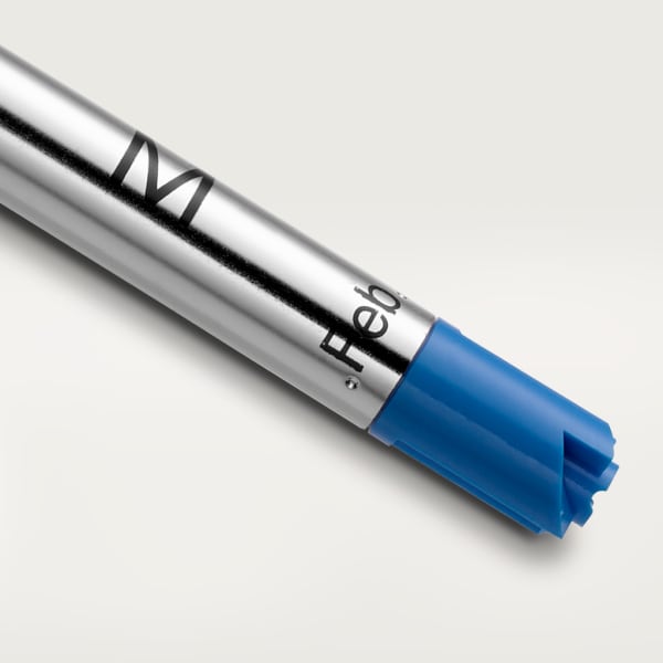 Ballpoint pen refill (M), blue ink For Santos-Dumont, R de Cartier, Diabolo, Santos de Cartier large and small models, Louis Cartier and Trinity ballpoint pens. Medium point.